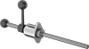 Hole-Mount Adjustable-Travel Push/Pull Clamps