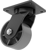 Extra-High-Capacity Brute Casters with Metal Wheels 