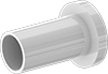 Tube Supports for Plastic Compression Tube Fittings for Air