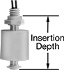 Through-Wall Vertical-Mount Float Switches for Water