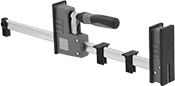 Image of Product. Shown as Spreader. Front orientation. Bar Clamps. Parallel-Jaw Bar Clamps/Spreaders.