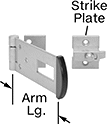 Image of Product. Front orientation. Contains Annotated. Hasps. Push-to-Close Hasps.