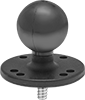 Ball-Grip Head Adapters for Adjustable-Height Positioning Stands