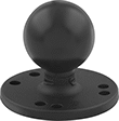 Image of Product. Front orientation. Positioning Arms. Ball-Grip Positioning Arms , Screw-On Bench- and Wall-Mount Bases, Round Base.