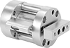 Nonrotating Compact Tie Rod Air Cylinders