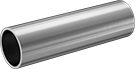 Image of Product. Pipe. Front orientation. Pipe and Fittings. Standard-Wall Aluminum Unthreaded Pipe Nipples and Pipe, Pipe—Unthreaded, Butt Weld/Socket Connect/Weld Socket Male.