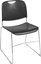 Image of Product. Style F. Front orientation. Chairs. Stackable Chairs, Without Armrest, Style F.