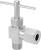Precision Flow-Adjustment Valves with Compression Fittings