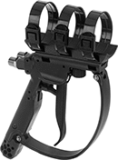 Image of Product. Front orientation. Abrasive Blaster Safety Switches. Air Powered, Trigger Actuator.