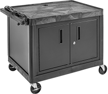 Image of Product. Style J. Front orientation. Carts. Carts with Outlet Strips, Style J.