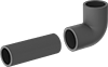 UV-Resistant Plastic Pipe and Pipe Fittings for Water