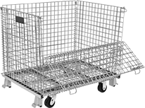 Image of Product. Front orientation. Bulk Containers. Mobile Collapsible Bulk Containers.