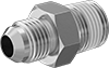 37° Flared Fittings with Thread Sealant for Stainless Steel Tubing