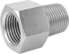 High-Pressure Brass and Bronze Threaded Pipe Fittings with Sealant