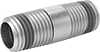 High-Pressure Brass and Bronze Threaded Pipe Nipples and Pipe with Sealant