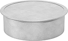 Image of Product. Front orientation. Duct and Fittings. Spiral Duct and Fittings, End Caps.