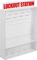 Image of Product. Front orientation. Lockout Organizing Stations. Style C.