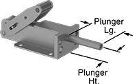 Image of Product. Front orientation. Contains Annotated. Toggle Clamps. Covered Push/Pull Toggle Clamps.