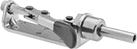 Image of Product. Handle Rotated. Front orientation. Toggle Clamps. Push Toggle Clamps with Rotating Handle.