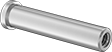 Image of Product. Front orientation. Made-to-Order Pins. Flat-Head Made-to-Order Pins, Tapped End.