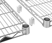 Image of Product. Front orientation. S-Hooks. Heavy Duty Wire Shelving.