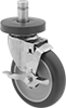 Friction-Grip Stem Casters for InterMetro Shelving 