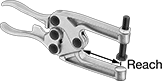 Image of Product. Front orientation. Contains Annotated. Toggle Clamps. Pliers-Style Toggle Clamps, Style A.