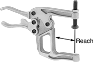 Image of Product. Front orientation. Contains Annotated. Toggle Clamps. Pliers-Style Toggle Clamps, Style C.