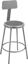 Image of Product. Front orientation. Stools. Stools with Backrest , Style B.