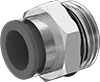 Universal-Thread Moisture-Resistant Push-to-Connect Tube Fittings for Air and Water