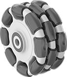 Image of Product. Front orientation. Skate Wheels. Multidirectional Skate Wheels , Plain Bore—3 Wheels.