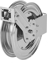 Image of Product. Front orientation. Hose Reels. Heavy Duty Corrosion-Resistant Automatic-Winding Hose Reels.