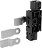 Image of Product. Right-Side Door Mount for 2 Rods. Front orientation. Multipoint Latch Conversion Kits. Inline Cam Latches, Half-Turn Counterclockwise to Open, Right-Side Door Mount, For 2 Rods.