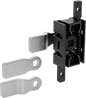 Image of Product. Right-Side Door Mount for 2 Rods. Front orientation. Multipoint Latch Conversion Kits. Inline Cam Latches, Half-Turn Counterclockwise to Open, Right-Side Door Mount, For 2 Rods.
