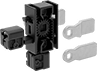 Image of Product. Top Left Side Door Mount. Front orientation. Multipoint Latch Conversion Kits. 90° Redirect Cam Latches, Half-Turn Clockwise to Open, Top Left Side Door Mount.