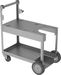 Image of Product. Flush Shelf. Front orientation. Carts. Welder Carts, Flush Shelf.