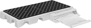 Image of Product. Front orientation. Pallets. Plastic Spill-Control Pallets, Style B.