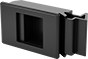 Image of Product. Style 3. Front orientation. Push-to-Close Latches. Recessed Handle Push-to-Close Latches, Style 3—Mortise Mount.
