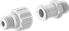 Plastic Quick-Turn Tube Couplings for Air and Water