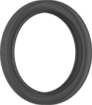 Image of Product. Side 1. Front orientation. Shaft Seals. Spring-Loaded Rotary Shaft Seals with Wiper Lip.