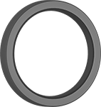 Image of Product. Side 1. Front orientation. Shaft Seals. Rotary Shaft Seals for Grease.