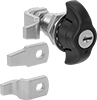 Compression Wing-Handle Keyed Cam Locks