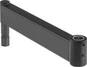 Image of Product. Front orientation. Positioning Arms. Heavy Duty Positioning Arms , Rigid Connectors.