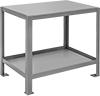 Steel Tables with Shelves