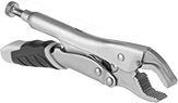Image of Product. V Jaws and Quick Release. Front orientation. Locking Pliers. Locking Pliers , V-Jaws and Quick Release—Cushion Grip.