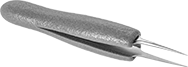 Image of Product. Front orientation. Tweezers. Static-Control Tweezers, Offset Pointed Tips.
