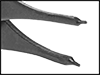 Image of Specification. Front orientation. ZoomedIn view. Contains Border. 20° Tip Angle. Fixed-Tip Retaining Ring Pliers Sets.