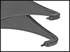 Image of Specification. Front orientation. ZoomedIn view. Contains Border. 90° Tip Angle. Heavy Duty Fixed-Tip Retaining Ring Pliers Sets.