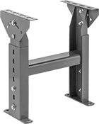 Image of Product. Front orientation. Conveyors. High-Capacity Roller Conveyors, Stationary Stand.