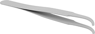 Image of Product. Front orientation. Tweezers. High-Precision Tweezers, Curved Round Tips.